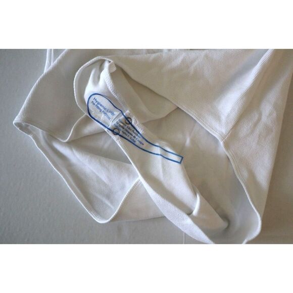 Good American GB0225 Women's Sz 4 (XL) White The Feel Good Henley Bodysuit - Picture 6 of 6